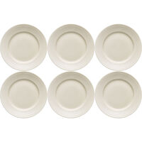 Swedish Grace Lautanen 21 cm 6 kpl:n pakkaus Oat (Beige)