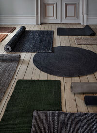 Ella Rug 125 cm White/Natural