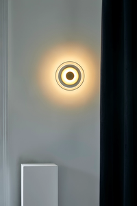 Blossi Vegglampe Gull / Klar