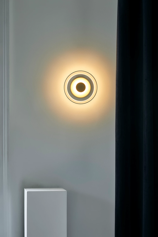 Blossi Vegglampe Gull / Klar