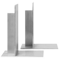 Lager Bokstöd Aluminium 2-pack
