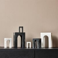 Arkis Bookend Bokstöd 3 Delar Vit