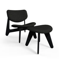 Slab Ottoman Svart / Hallingdal 180