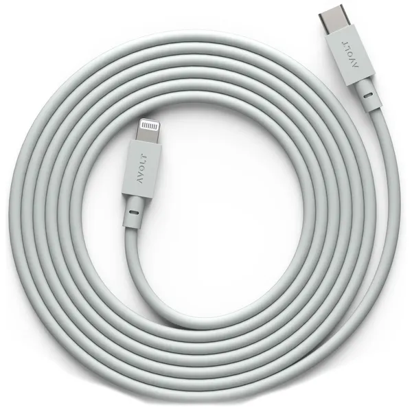 Cable 1 Ladekabel USB-C / Lightning 2 m Gotland Grey