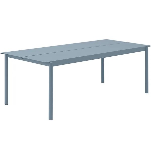 Linear Bord Stål 90x220 cm Pale Blue