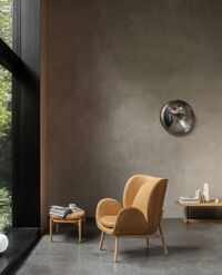 Embody Stol Skinn Vintage Cognac / Mattlakkert Eik