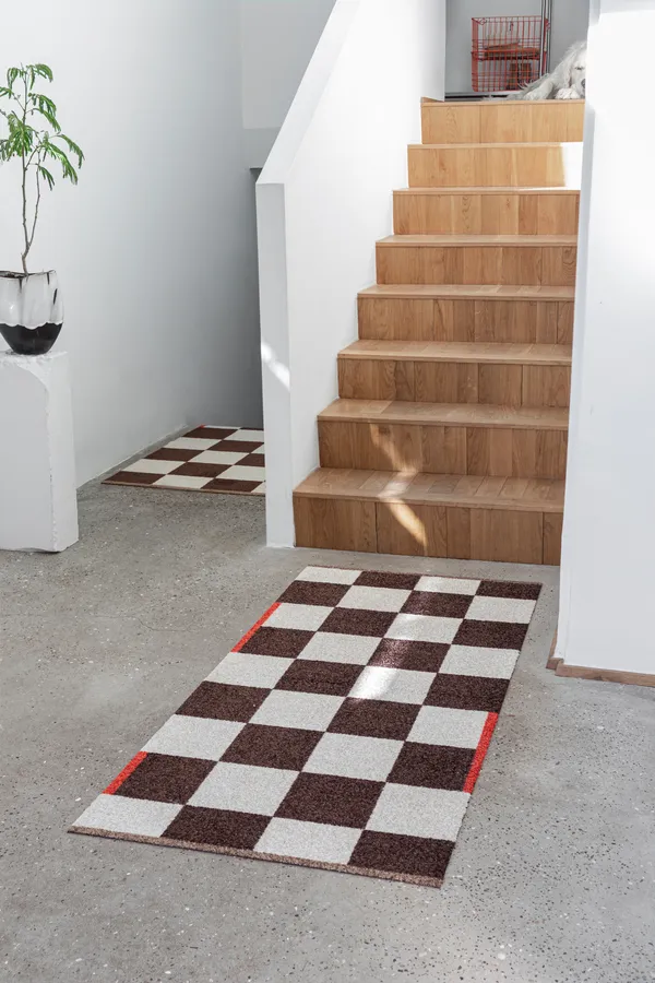 Square Muovimatto 70x150 cm Ruskea