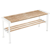 Nostalgi Bänk 100 cm Ask / Vit