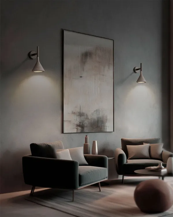 Aplomb Mini Wall Lamp Grey
