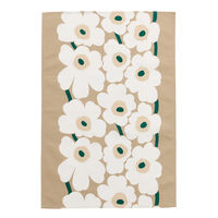 Unikko Keittiöpyyhe 43X70 cm Hiekanvärinen / Emerald