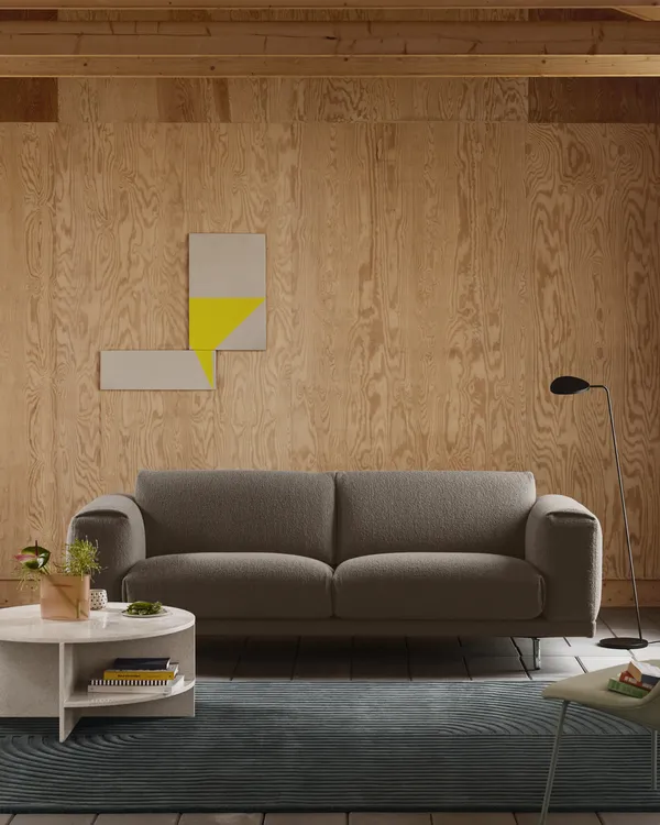 Relevo Uldgulvtæppe 200x300 cm Mørkegrønt