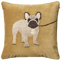 French Bull Dog Pudebetræk 50x50 Grå