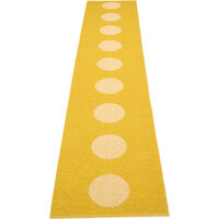 Vera Pop Teppe 70x360 cm Mustard / Pale Yellow