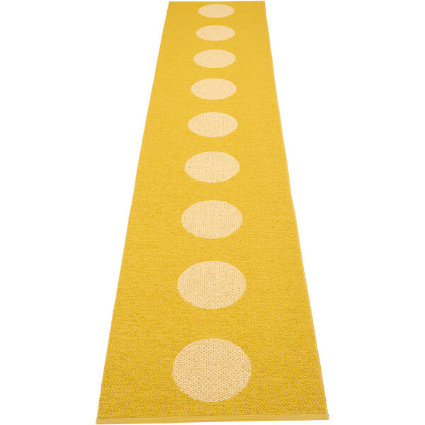 Vera Pop Teppe 70x360 cm Mustard / Pale Yellow