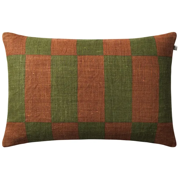 Samar Kuddfodral 40x60 cm Terrakotta / Cactus Green