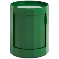 Facet Skap Lav med Føtter / Hjul Spinach Green