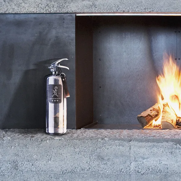 Solstickan Brandsläckare 2 kg Steel Design Edition