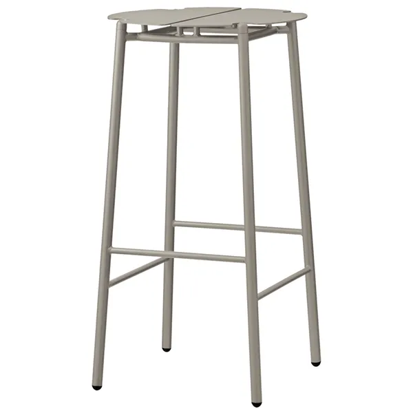 Novo Bar Stool Taupe Ø38xH75CM