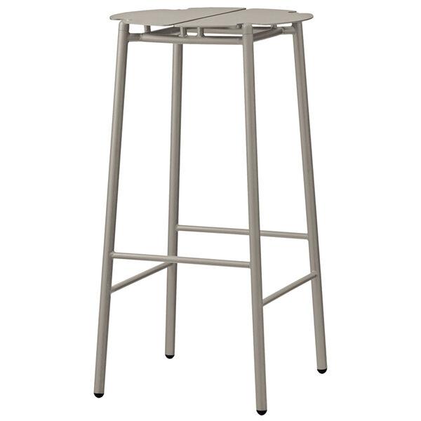 Novo Bar Stool Taupe Ø38xH75CM