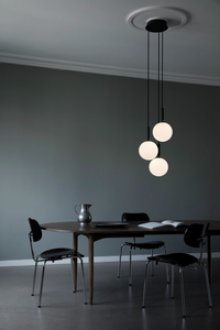 Miira 3 Lysekrone 370 mm Rock Grey / Opal