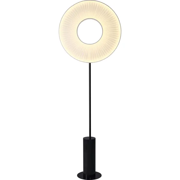 Iris Totem Golvlampa 60 cm Vit / Svart Marmor