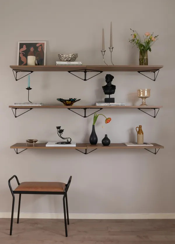 Pythagoras Hylleplate 80 cm Valnøtt