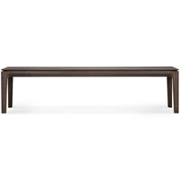 Bok Bænk Mørk Bejdset Egetræ 35x186 cm