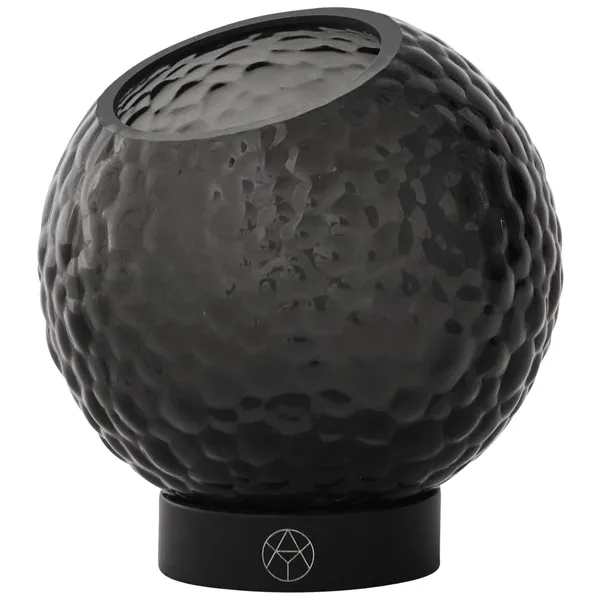 Globe Bubbles Vase Ø21 cm Sort