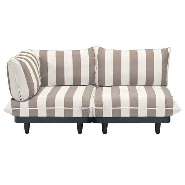 Paletti Modulsoffa 2-Sits Stripe Cacao (Left)
