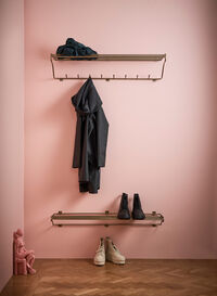 Shoe Shelf Skohylde L Messing