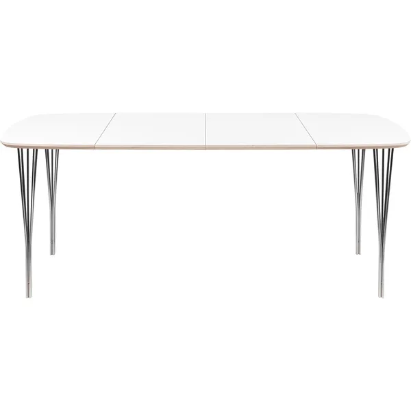 Symphony 86 Spisebord 90x90 Hvidt Laminat / Chrome