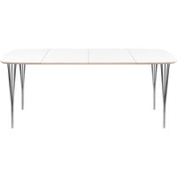 Symphony 86 Spisebord 90x90 Hvidt Laminat / Chrome