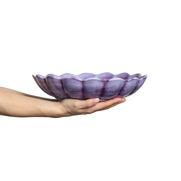 Oyster Skål 31 cm Lilla