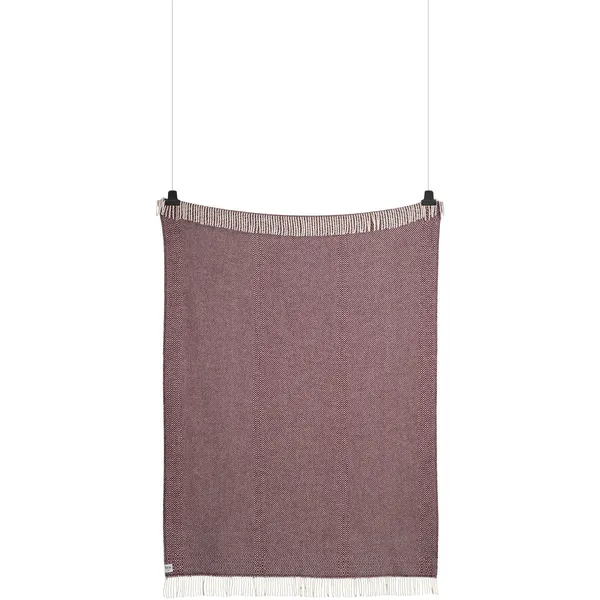 Kattefot Pledd 150x220 cm Burgundy