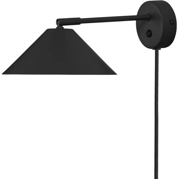 Cannes Vegglampe Svart