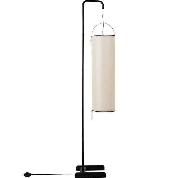 Silk Lantern Lattiavalaisin Natural White Silk / Musta