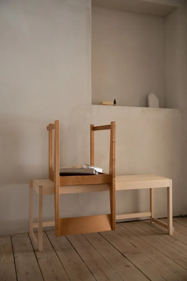 Bench 01 Bænk Naturlig
