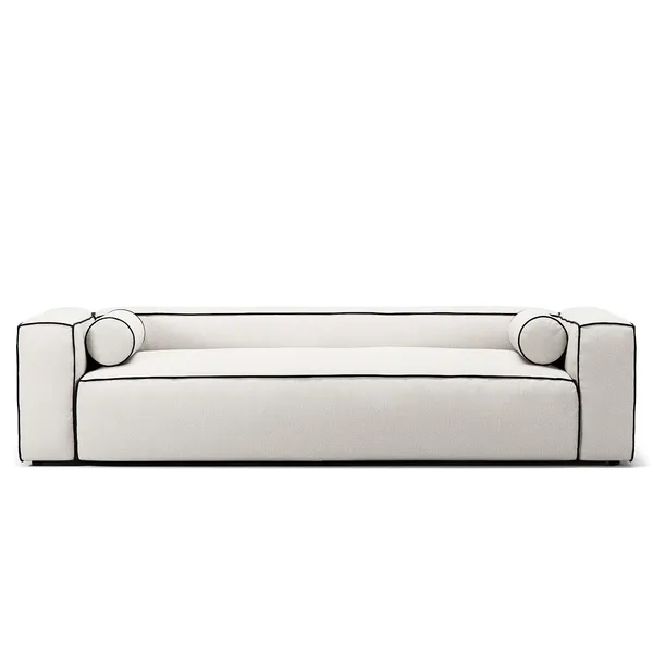 Grand Hue 3-Sitssoffa Steam White / Mine Graphite