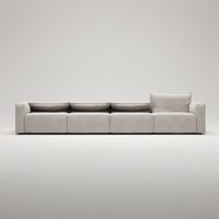 Moore 4-Personers Sofa Plush Beige