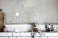 Snowball Bordlampe Hvit