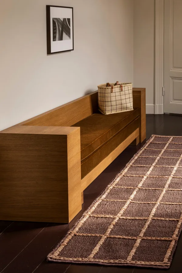 Strata Juteteppe 75x240 cm Brun