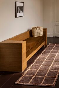Strata Juteteppe 75x240 cm Brun