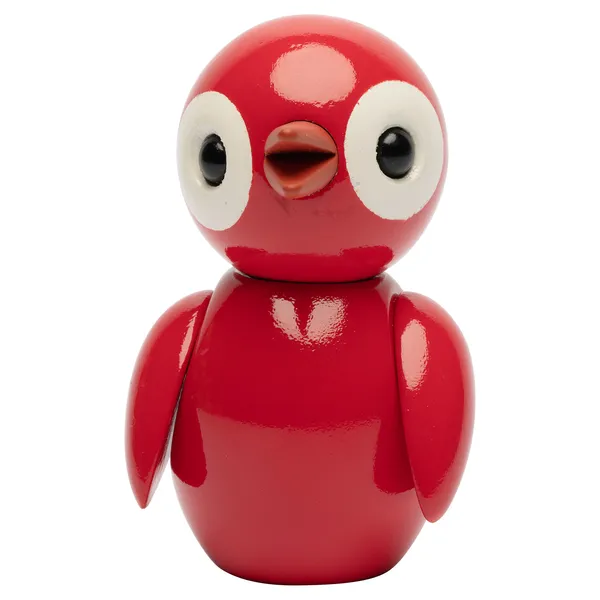 Grateful Spring Bird Trefigur 65 cm Rød