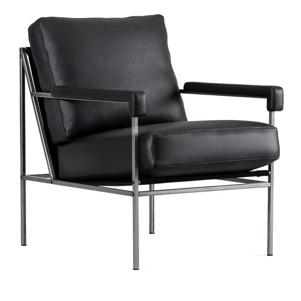 Seventy Five Lænestol Læder Challenger Brandy / Beige Kanvas