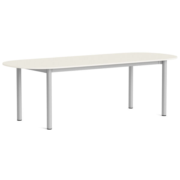 Annex Bord Aflang 95x240 cm Aluminium / Cotton Cream