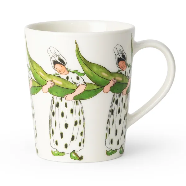 Elsa Beskow Mugg 28 cl Mrs Broad Bean