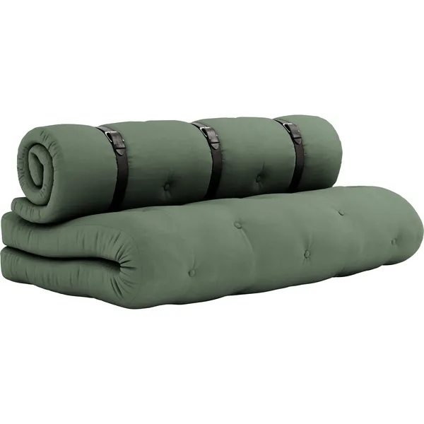 Buckle-Up Sofa Med Bælte Olive Green / Brun