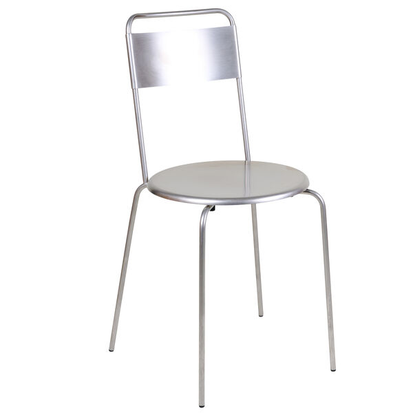 Petit Rond Stol Rustfrit Stål