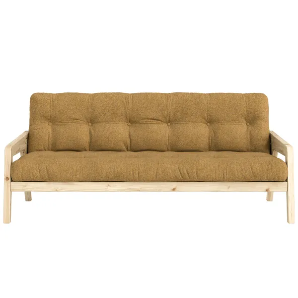 Grab Sofa Bed Raw / Golden Ochre