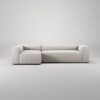 Grand 4-Personers Sofa Divan Venstre Moon White